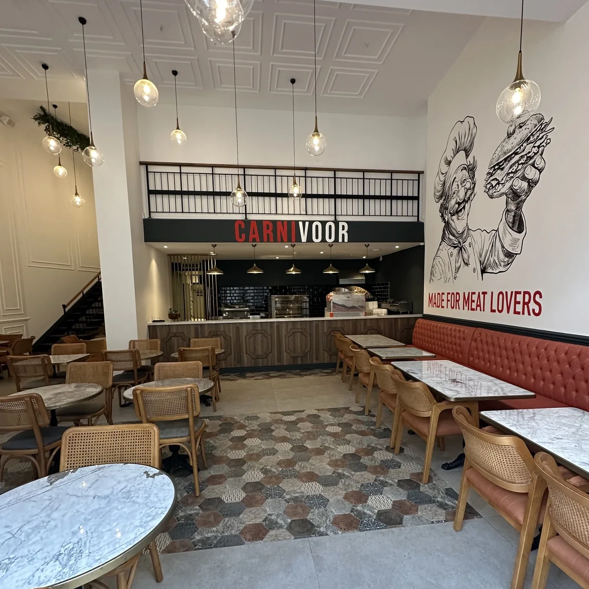 Carnivoor restoran iç mekân