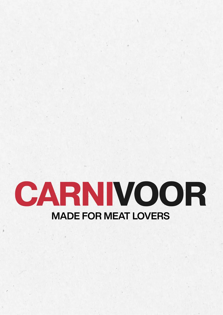 Carnivoor basılı menü, kapak