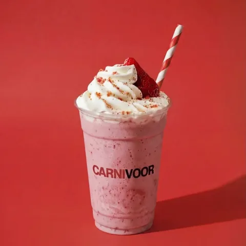 Çilekli milkshake